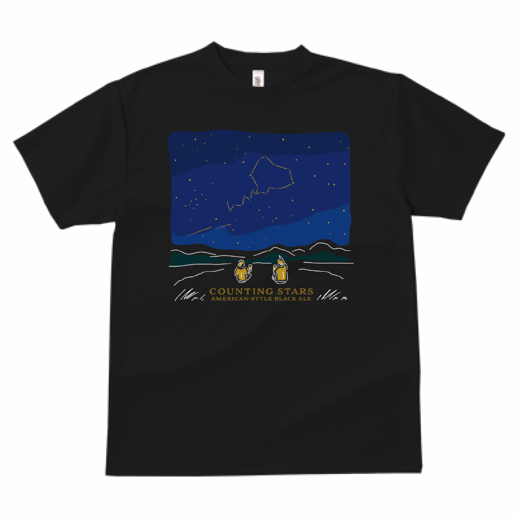ドライ生地Tシャツ【カウンティングスターズ】