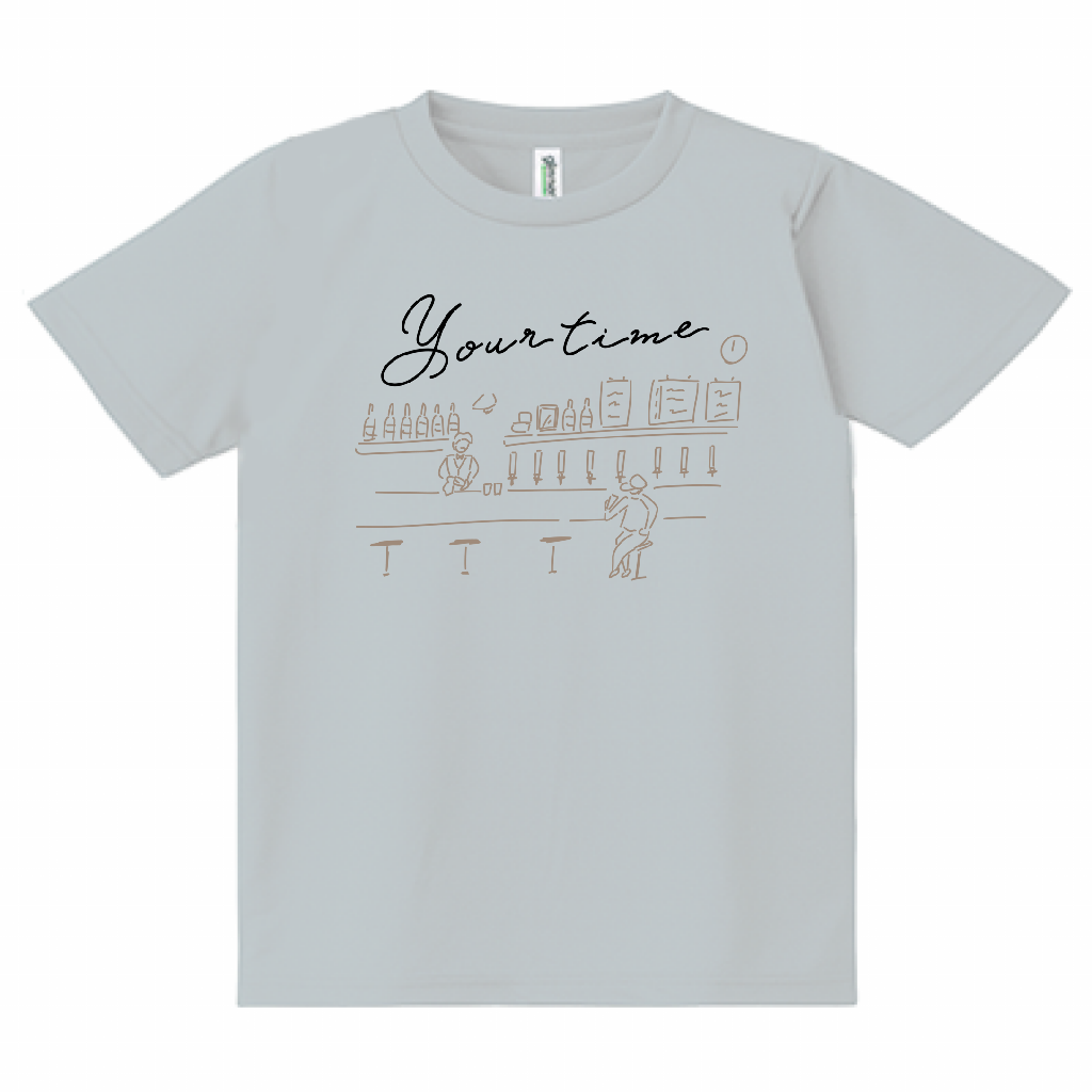 ドライ生地Tシャツ【ユアタイム】