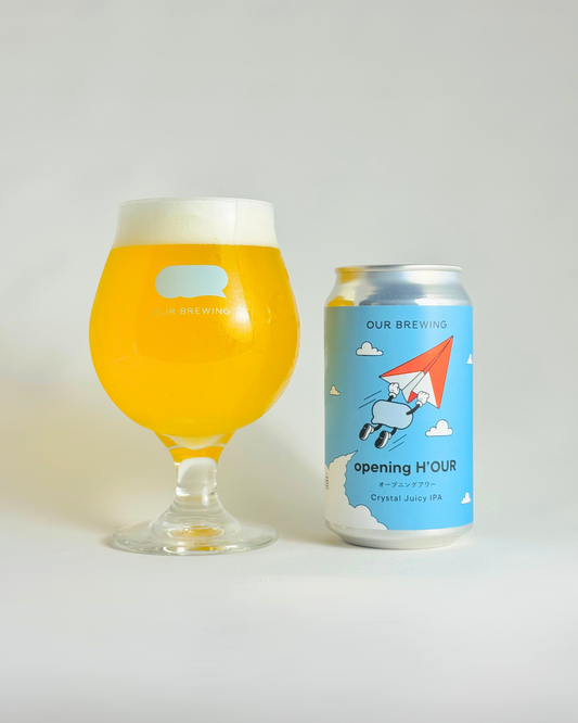opening H'OUR(オープニング・アワー)365ml缶【Crystal Juicy IPA】