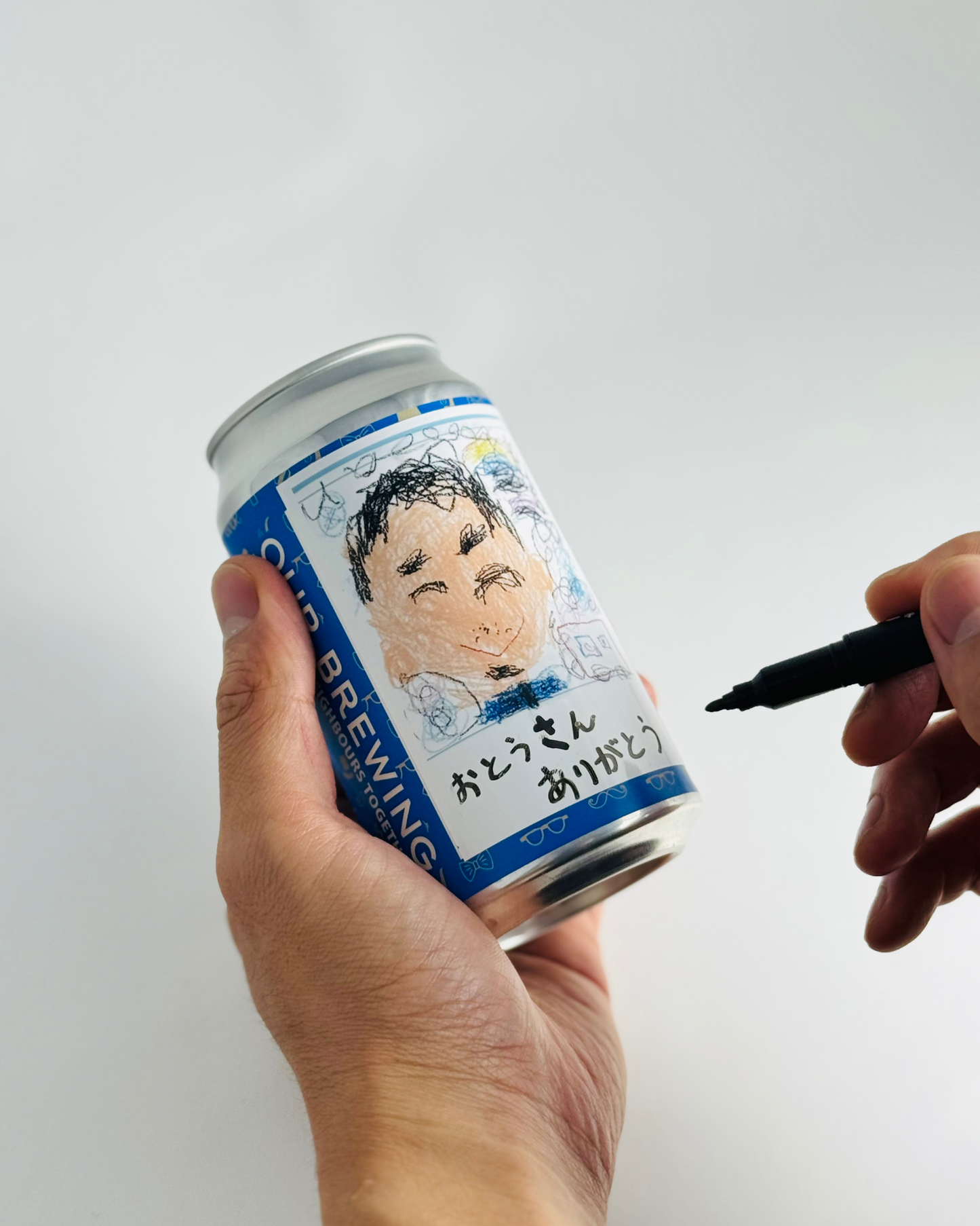 父の日オリジナルビールセット【商品説明より画像データをお送りください】