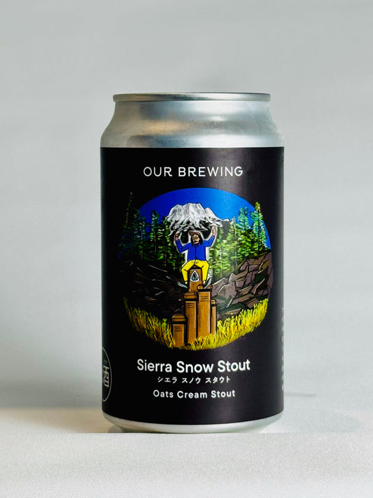 Sierra Snow Stout(シエラ・スノー・スタウト) 365ml缶【Oat Cream Stout】