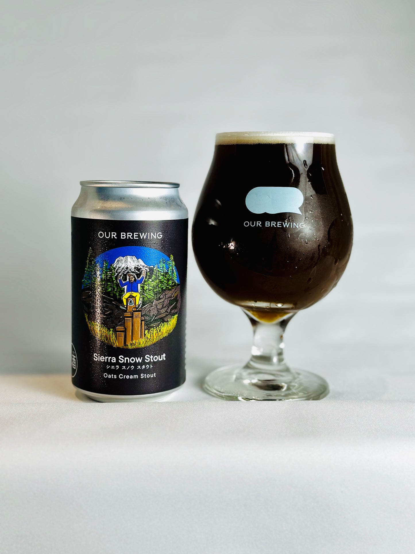Sierra Snow Stout(シエラ・スノー・スタウト) 365ml缶【Oat Cream Stout】