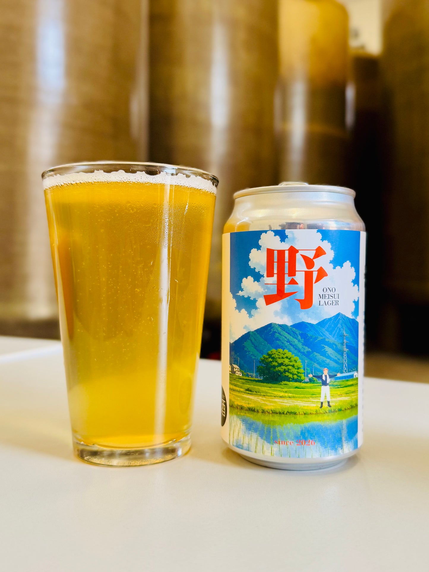 ONO MEISUI LAGER (大野名水ラガー) 365ml缶【ピルスナー】