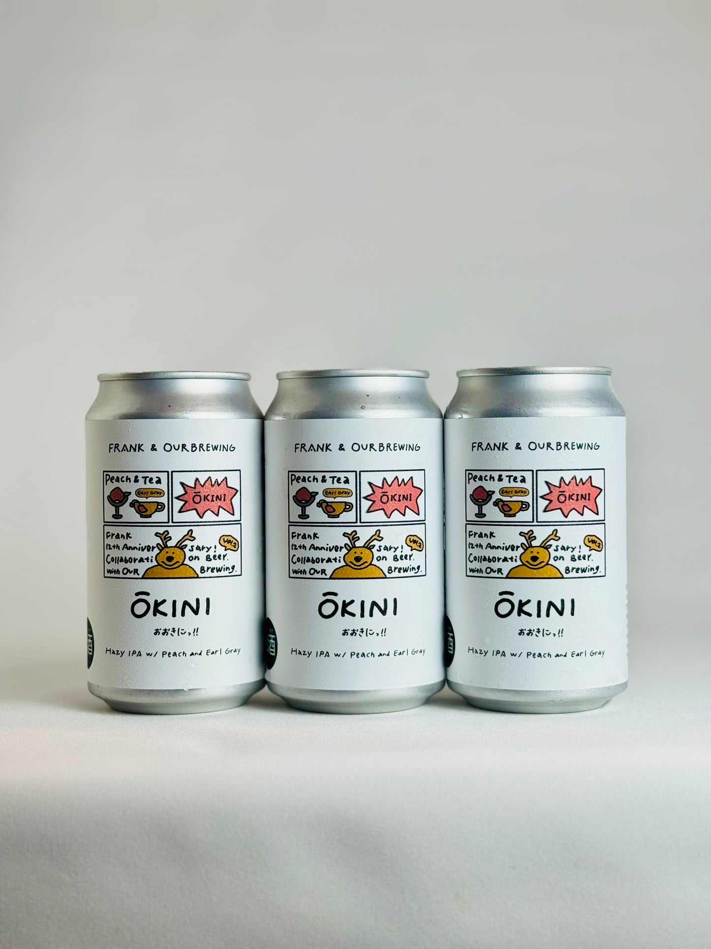 OKINI(おおきにっ!!) 365ml缶【Hazy IPA with Peach and Earl Gray】